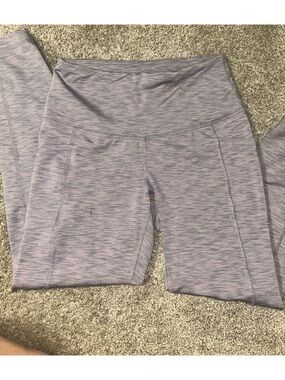 90 Degree By Reflex Heathered Lavender Leggings